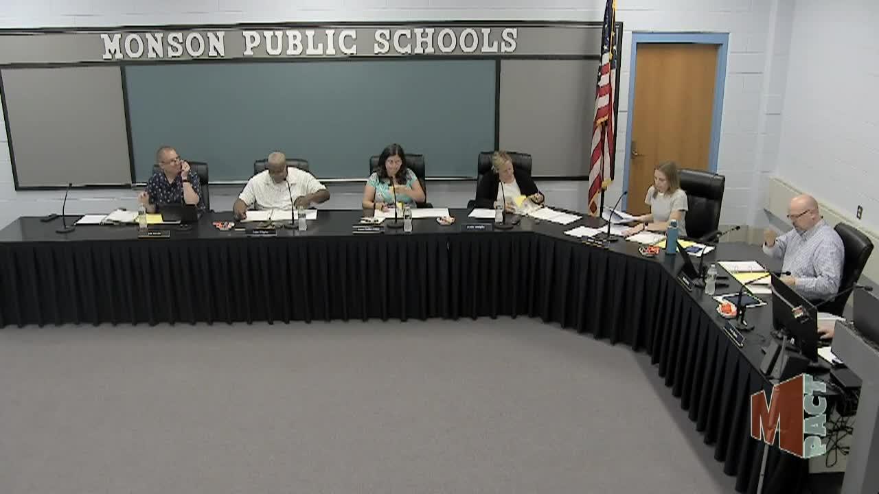08-19-26 Monson School Committee