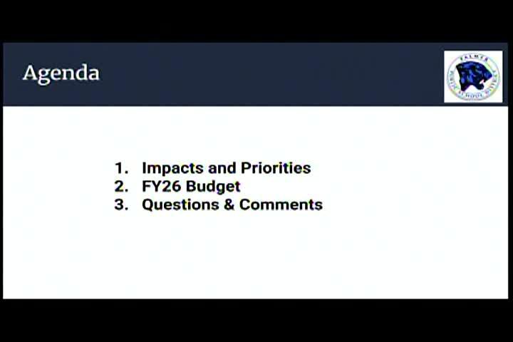 05-21-25 Palmer School Committee
